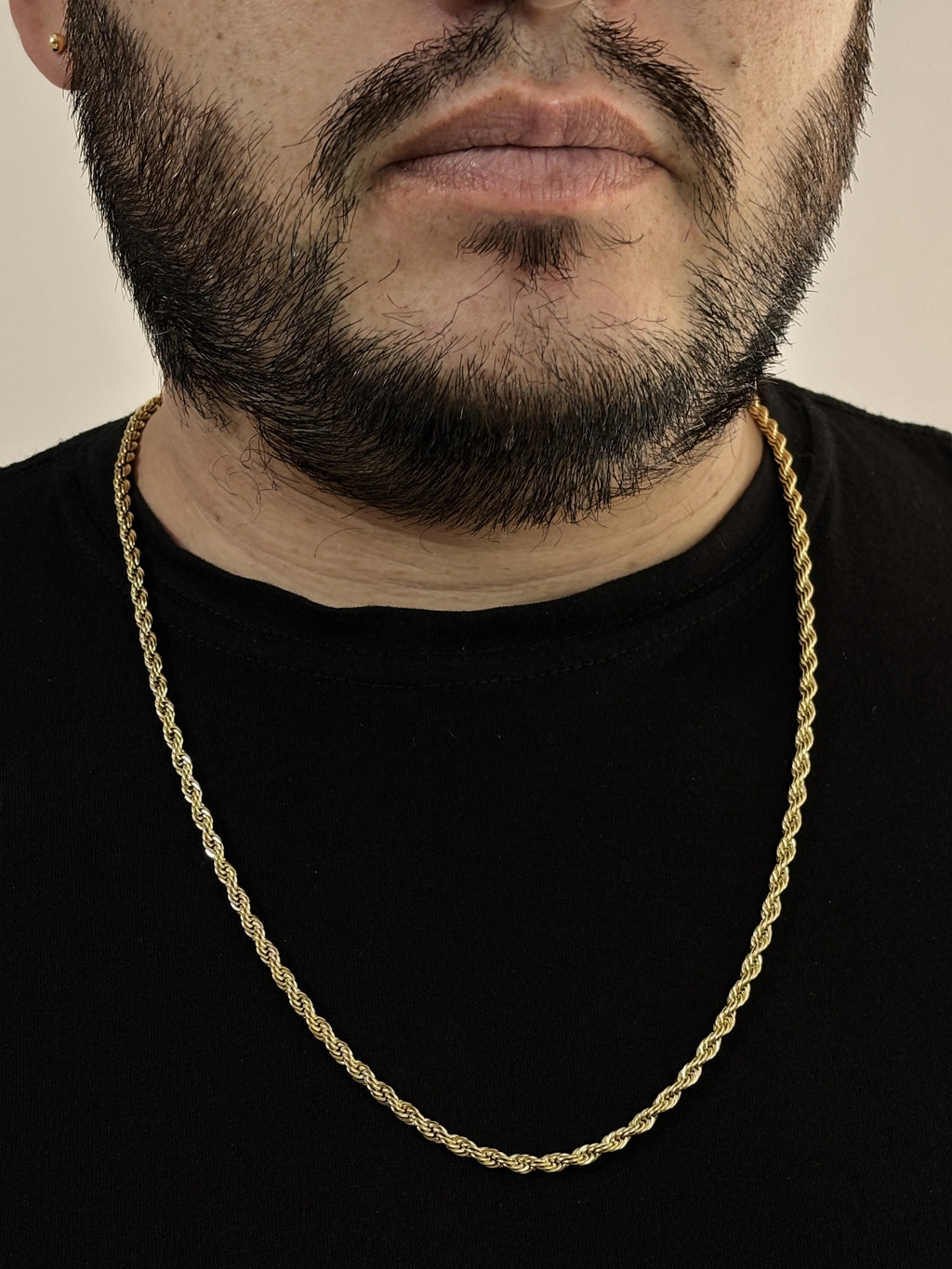 Combo Cadena Y Pulsera Tejido Lazo | Hombre